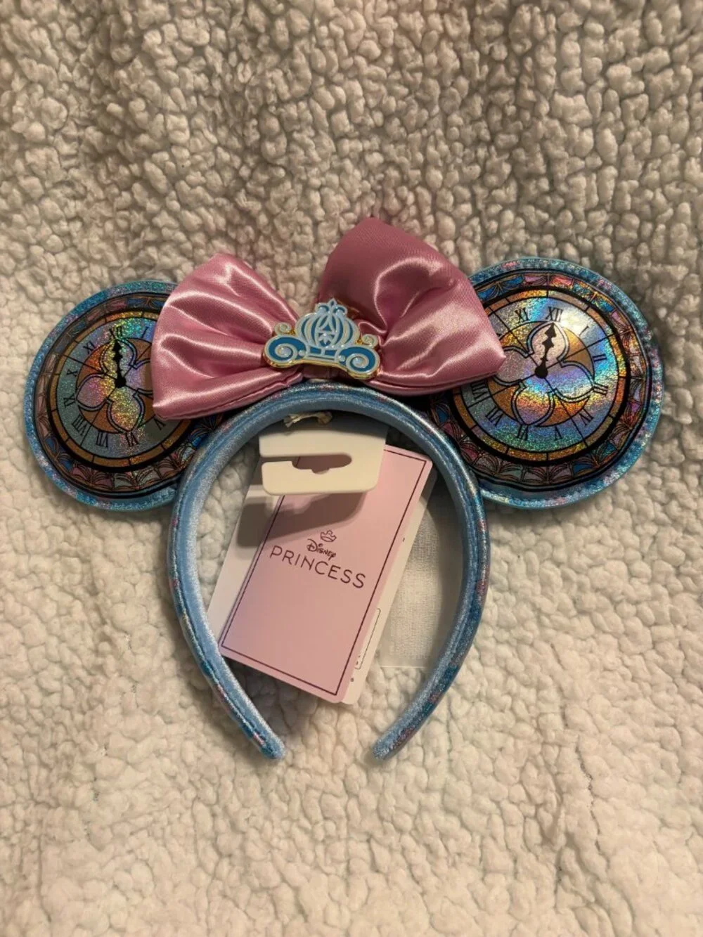 Disney Loungefly Stained Glass Cinderella Ears - NWT